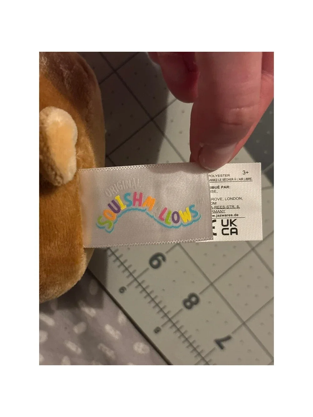 Squishmallow 4-Inch Brown Reindeer Plush - 2022 Mystery Capsule Collectible
